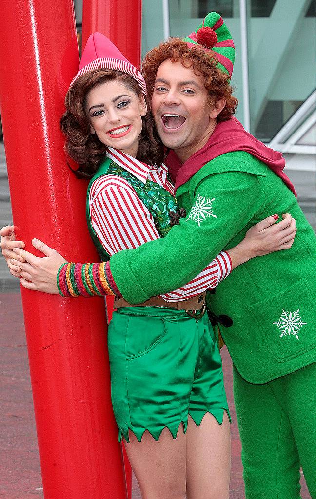 â€˜Having an Elftastic Time! .Actors  Ben Forster and  Love/ Hateâ€™s Aoibhinn McGinnity pictured prior to Elf the musicals  European Premiere at The Bord Gais Energy Theatre ,Dublin...Picture:Brian McEvoy.No repro fee for one use..The Broadway Musical. Elf will play from December 16th until January 10th. Tickets from â‚¬20.00 are on sale now. For more see <a href="http://www.bordgaisenergytheatre.ie...The" rel="nofollow">www.bordgaisenergytheatre.ie...The</a> show based on the beloved  2003 New Line Cinema hit starring Will Ferrell, ELF is the hilarious tale of Buddy, a young orphan child who mistakenly crawls into Santaâ€™s bag of gifts and is transported back to the North Pole! .Ben Forster stars in the leading role and joining Ben is  Irish stage and screen star AoibhÃ­nn McGinnity in the role of Jovie. ..The show will feature sensational sets, magical music and all the magic of Christmas you could possibly wish for!  