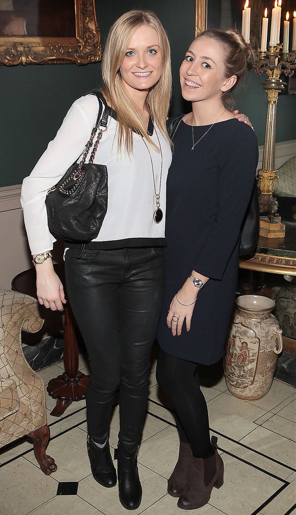 Lisa Coakley and Klara Heron pictured at The Lancome Christmas Celebration at Number 10 Ormonde Quay ,Dublin ..Picture :Brian McEvoy.