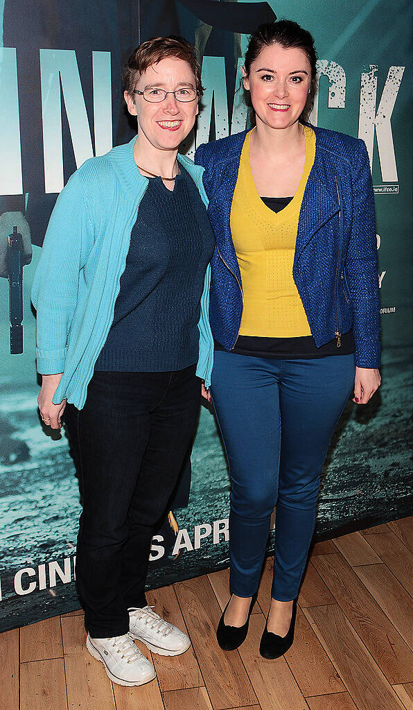 Maureen Daly and Aoife Waring  pictured at the Irish  premiere screening of John Wick starring Keanu Reeves at the Lighthouse Cinema Dublin..Picture:Brian McEvoy.