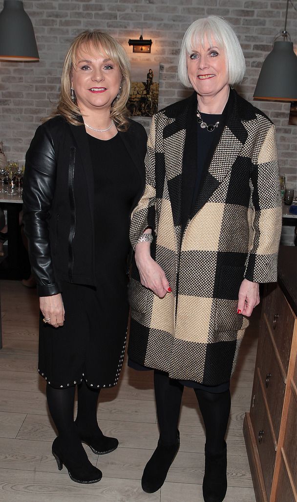 Fionnula Kelly and Margaret Gallagher  at The Mademoiselle and Coco Boutique charity fashion show in aid of Focus Ireland at Clodagh's Kitchen  in Blackrock,Dublin
Picture: Brian McEvoy