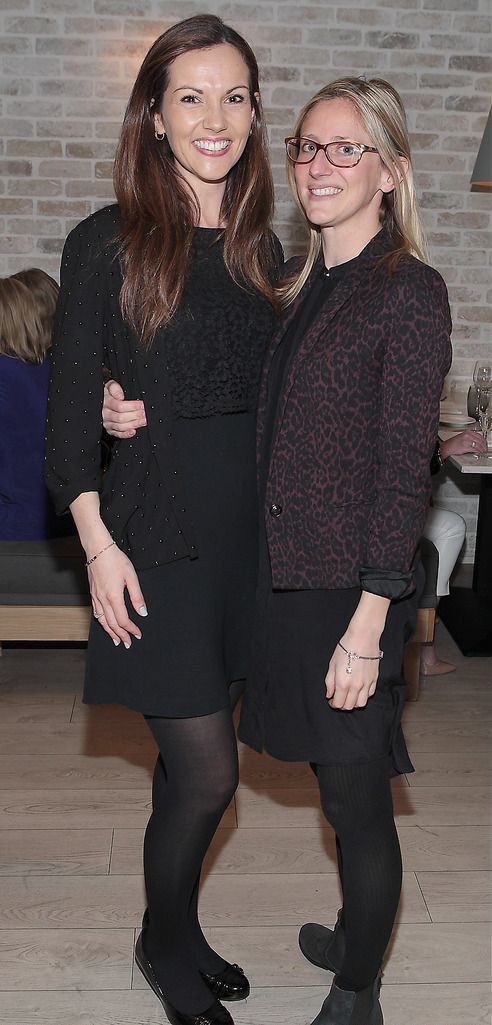 Ciara Daly and Anna Purcell  at The Mademoiselle and Coco Boutique charity fashion show in aid of Focus Ireland at Clodagh's Kitchen  in Blackrock,Dublin.Picture: Brian McEvoy.
