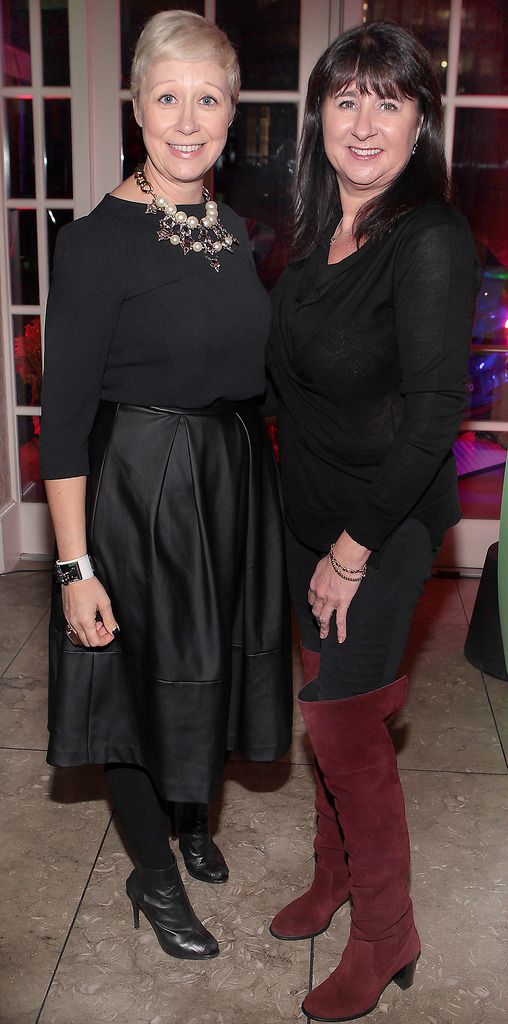 Sonia Mohlich and Mary Coffey at the launch of the new Opel Corsa at The Dylan Hotel Dublin.Picture:Brian mcevoy.