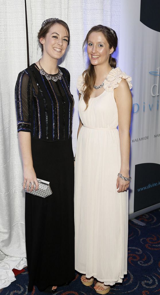 
Katie O'Toole and Louise NÃ­Bhroin at the Enchanted Winter night in aid of NF Ireland held in the K Club-photo Kieran Harnett