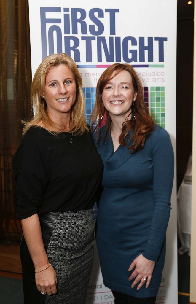Pictured at the The Clarence Hotel Wellington Quay, Dublin at the launch of First Fortnight 2015 festival programme was Jill O'Herlihy and Eithne McAdam

Picture Conor McCabe Photography.