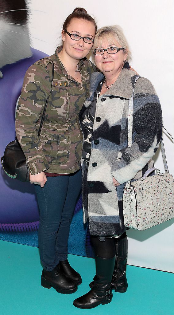 Heather Baldwin and Ailsing Baldwin at the Irish Premiere screening of Home at  Odeon Cinema in Point Village ,Dublin.Picture:Brian McEvoy.