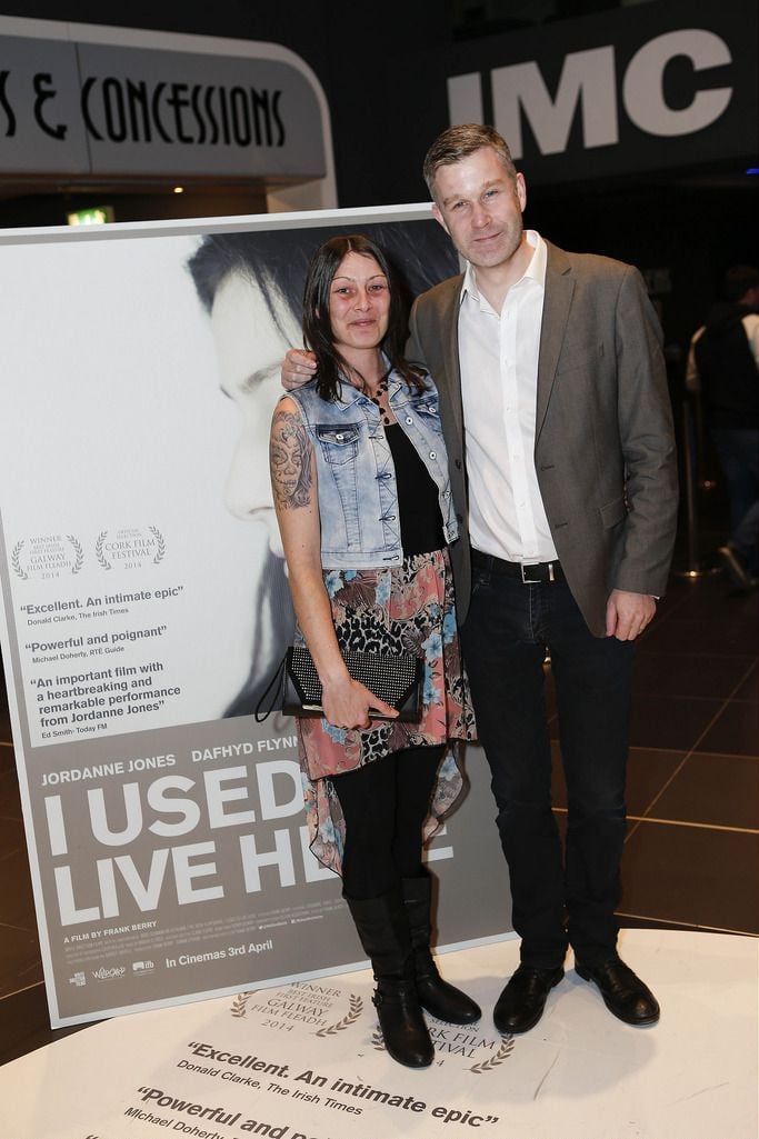 Pictured (l-r) was actor Tracy Harold and film director Frank Berry at  the premiere of award-winning Irish feature film I Used To Live Here at IMC Cinemas, The Square, Tallaght. 

Picture Conor McCabe Photography.