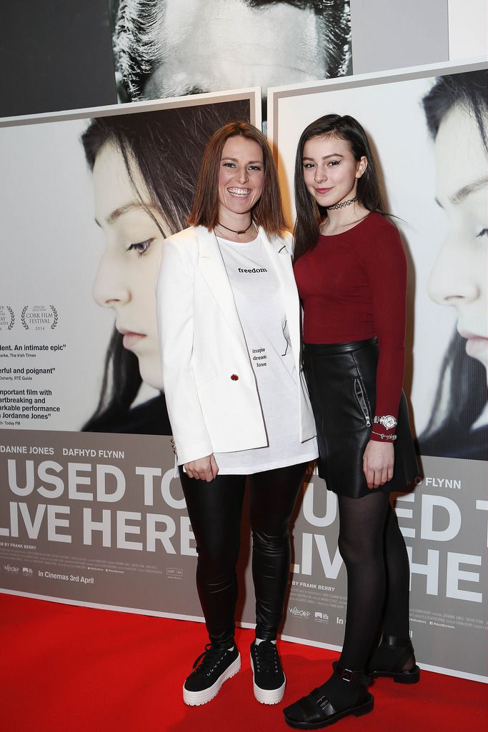 Pictured (l-r) was newly elected president of Trinity College's Student Union, Lynn Ruane with her daughter and cast member Jordanne Jones at the premiere of award-winning Irish feature film I Used To Live Here at IMC Cinemas, The Square, Tallaght.

Picture Conor McCabe Photography.
