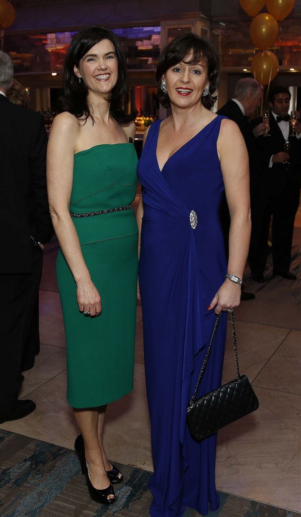 Lisa Harrington and Jean Whelan, pictured at the CMRF Crumlin Gold Ball at the Doubletree by Hilton Hotel on Saturday March 14th.CMRF Crumlin, the principal fundraising body for Our Ladyâ€™s Childrenâ€™s Hospital, Crumlin and the National Childrenâ€™s Research Centre, celebrated its 50th anniversary with The Gold Ball to acknowledge 50 years of fundraising for childrenâ€™s health in Ireland. Pic. Robbie Reynolds