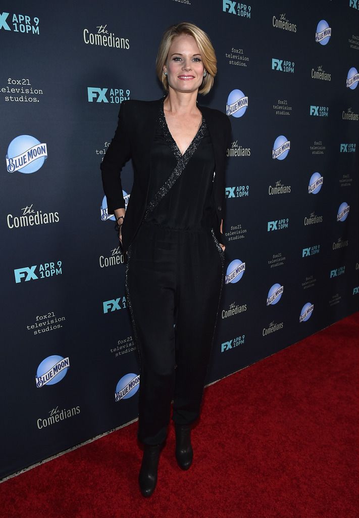 SANTA MONICA, CA - APRIL 06:  Actress Joelle Carter attends the premiere of FX's "The Comedians" at The Broad Stage on April 6, 2015 in Santa Monica, California.  (Photo by Alberto E. Rodriguez/Getty Images)