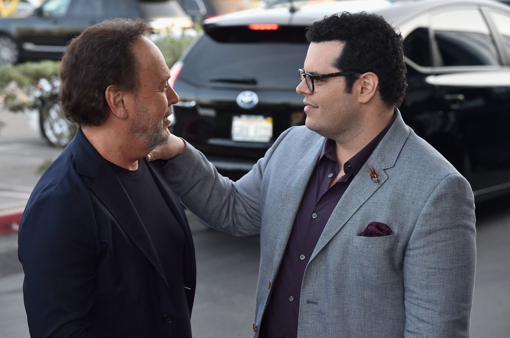 SANTA MONICA, CA - APRIL 06:  Actors Billy Crystal and Josh Gad attend the premiere of FX's "The Comedians" at The Broad Stage on April 6, 2015 in Santa Monica, California.  (Photo by Alberto E. Rodriguez/Getty Images)