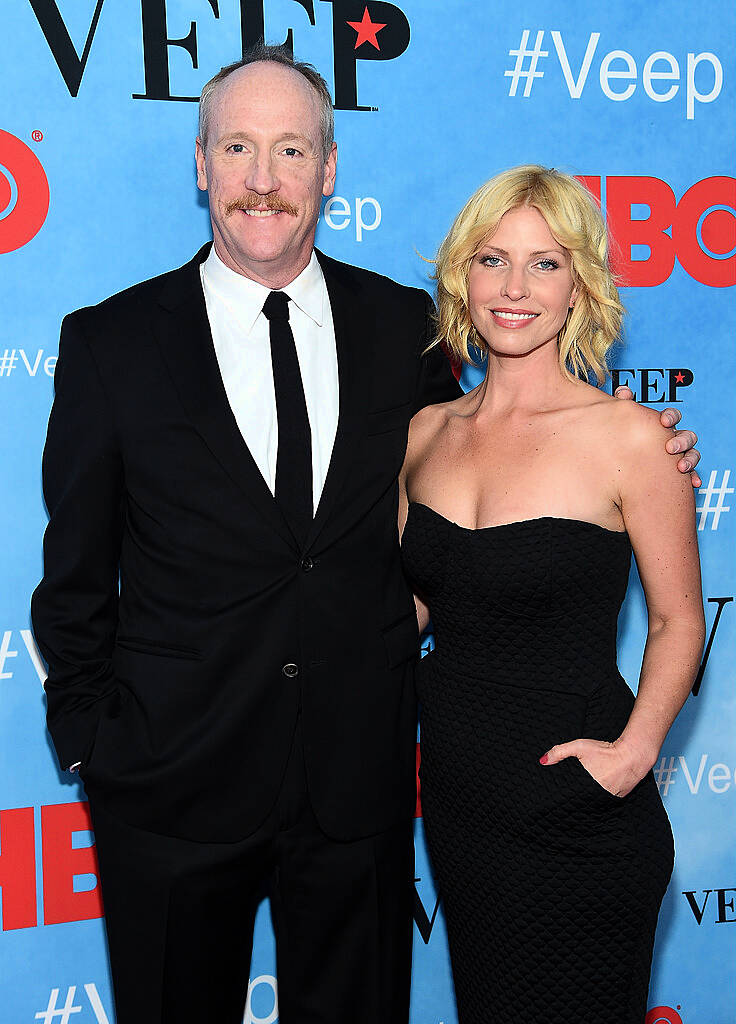 NEW YORK, NY - APRIL 06:  Actors Matt Walsh (L) and Morgan Walsh attend the "VEEP" Season 4 New York Screening at the SVA Theater on April 6, 2015 in New York City.  (Photo by Jamie McCarthy/Getty Images)