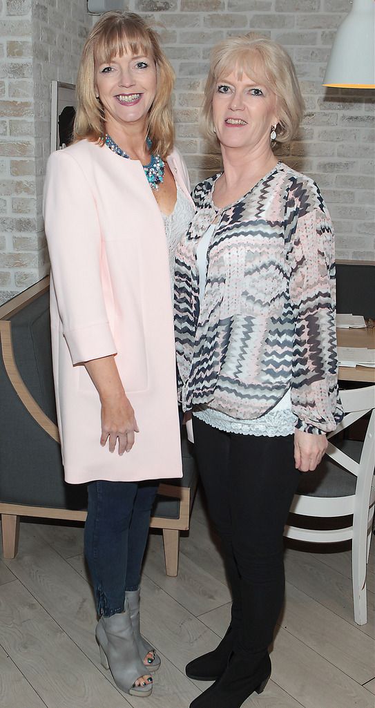 Tara Buckley and Cathy Buckley  at The Mademoiselle and Coco Boutique charity fashion show in aid of Focus Ireland at Clodagh's Kitchen  in Blackrock,Dublin.Picture: Brian McEvoy.