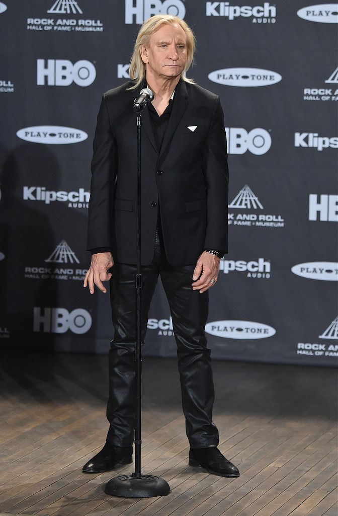 CLEVELAND, OH - APRIL 18:  Musician Joe Walsh attends the 30th Annual Rock And Roll Hall Of Fame Induction Ceremony at Public Hall on April 18, 2015 in Cleveland, Ohio.  (Photo by Mike Coppola/Getty Images)