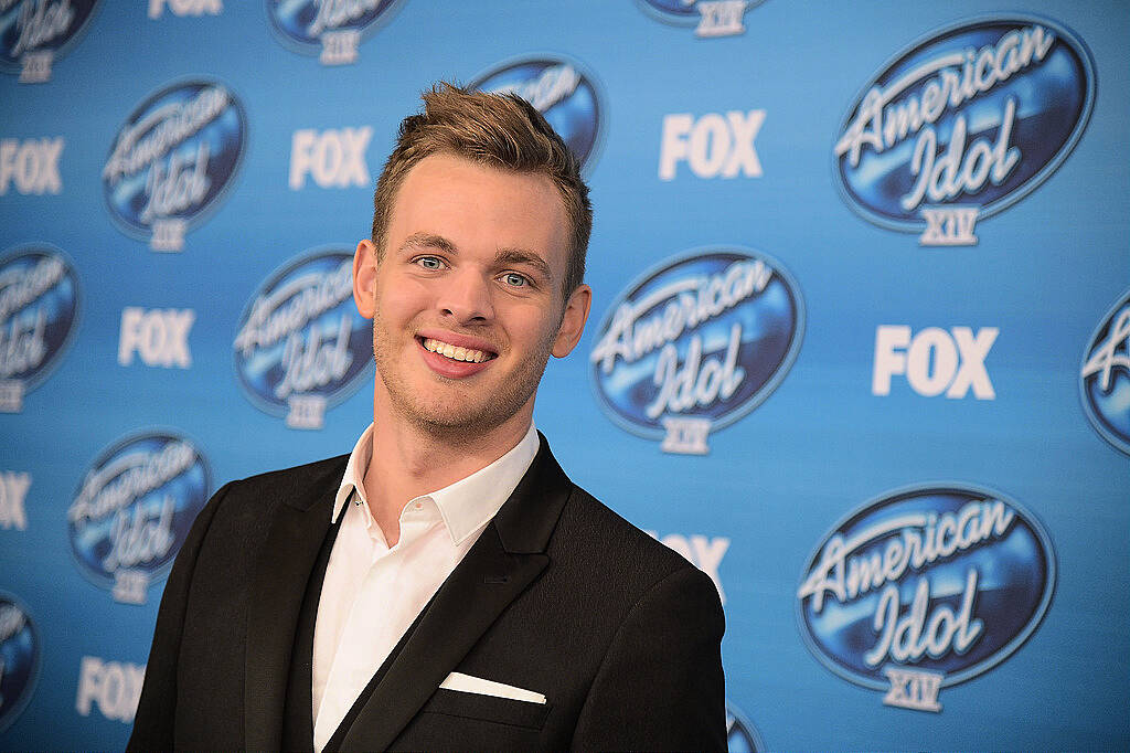 HOLLYWOOD, CA - MAY 13:  Clark Beckham attends the "American Idol" XIV Grand Finale event at the Dolby Theatre on May 13, 2015 in Hollywood, California.  (Photo by Jason Kempin/Getty Images)