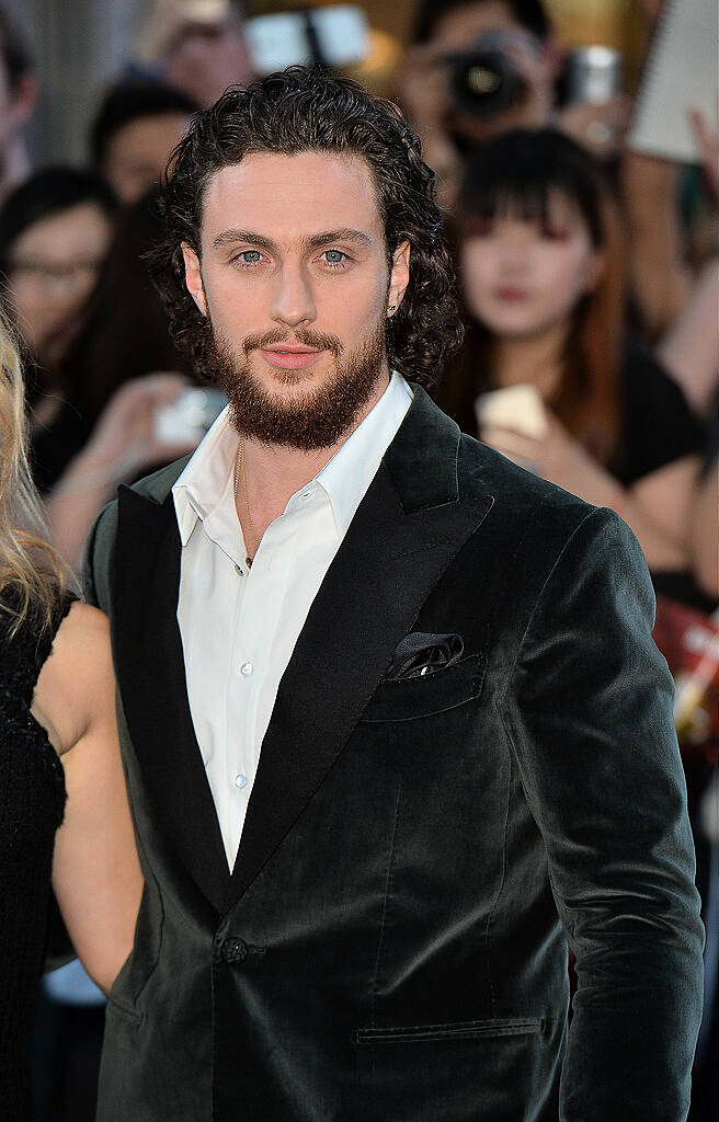 LONDON, ENGLAND - APRIL 21:  Aaron Taylor Johnson attends "The Avengers: Age Of Ultron" European premiere at Westfield London on April 21, 2015 in London, England.  (Photo by Anthony Harvey/Getty Images)