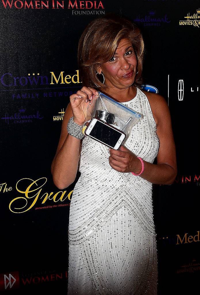 Hoda Koth poses on arrival for the 40th anniversary of the Gracies Awards in Beverly Hills, California on May 19, 2015, presented by The Alliance for Women in Media.   AFP PHOTO / FREDERIC J. BROWN        (Photo credit should read FREDERIC J. BROWN/AFP/Getty Images)