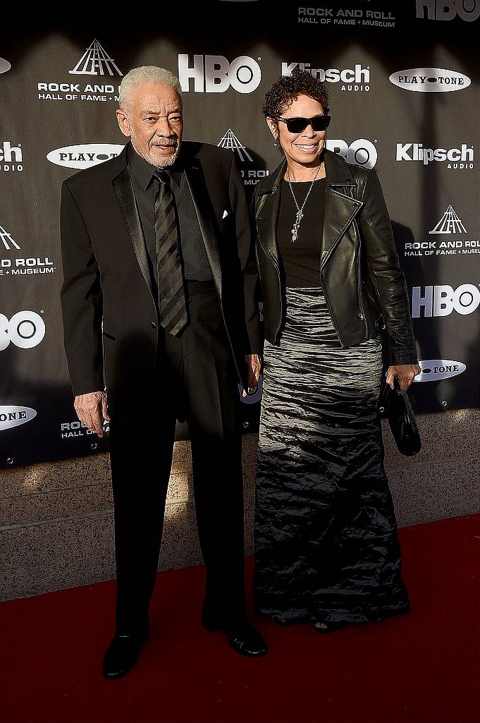 CLEVELAND, OH - APRIL 18:  Musician Bill Withers (L) and Marcia Johnson attend the 30th Annual Rock And Roll Hall Of Fame Induction Ceremony at Public Hall on April 18, 2015 in Cleveland, Ohio.  (Photo by Michael Loccisano/Getty Images)