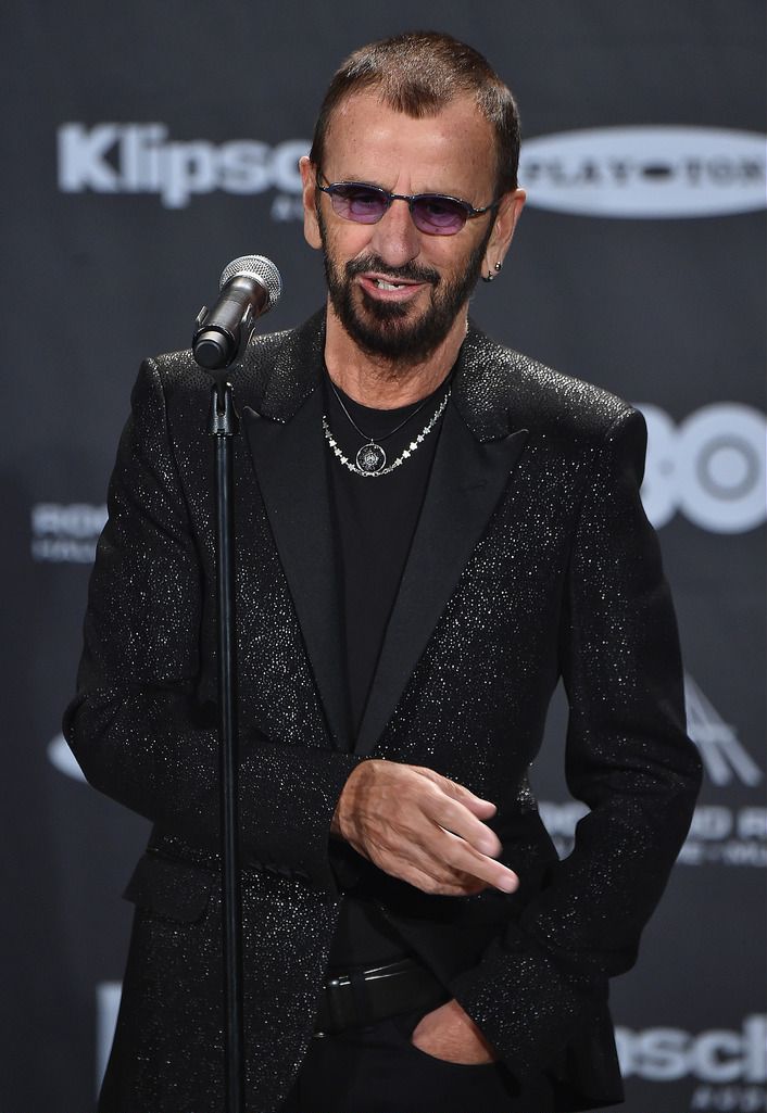 CLEVELAND, OH - APRIL 18:  Musician Ringo Starr attends the 30th Annual Rock And Roll Hall Of Fame Induction Ceremony at Public Hall on April 18, 2015 in Cleveland, Ohio.  (Photo by Mike Coppola/Getty Images)