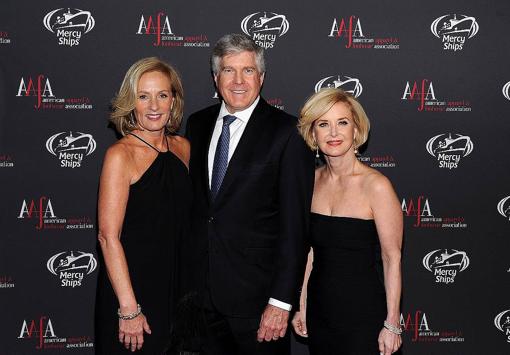 NEW YORK, NY - APRIL 27:  (L-R) CEO/President and Chairman Brown Shoe Company Diane Sullivan, Rick Ausick and AAFA President & CEO Juanita D. Duggan attend the 2015 AAFA American Image Awards on April 27, 2015 in New York City.  (Photo by Andrew Toth/Getty Images for American Image Awards)