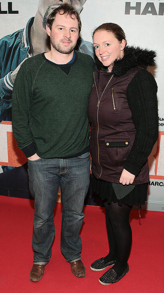 Matthew Farrell and Jenny Bergin pictured at the Irish premiere screening of Will Ferrell's new film Get hard at the Screen Cinema ,Dublin
Picture:Brian McEvoy