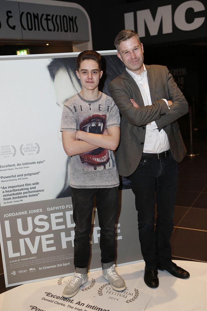 Pictured (l-r) was actor Dafhyd Flynn and film director Frank Berry at the premiere of award-winning Irish feature film I Used To Live Here at IMC Cinemas, The Square, Tallaght. 

Picture Conor McCabe Photography.