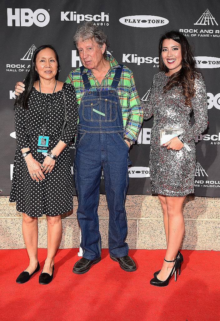 CLEVELAND, OH - APRIL 18:  Musician Elvin Bishop (C) of Paul Butterfield Blues Band attends the 30th Annual Rock And Roll Hall Of Fame Induction Ceremony at Public Hall on April 18, 2015 in Cleveland, Ohio.  (Photo by Michael Loccisano/Getty Images)