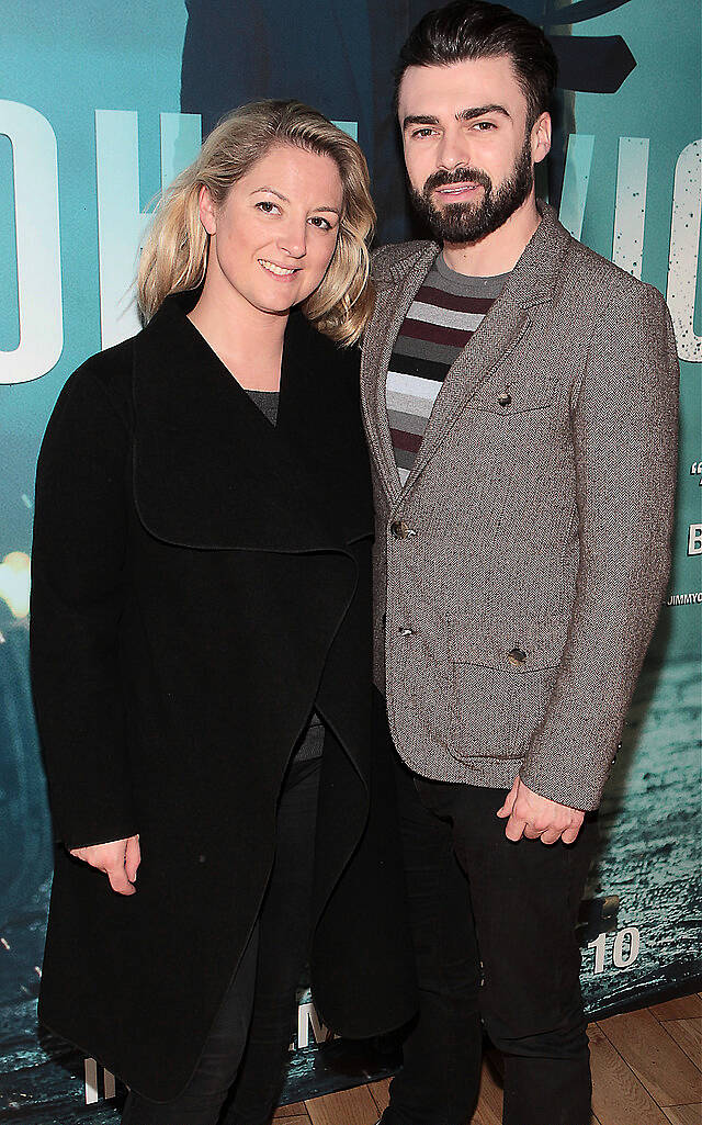 Donna McGarry and Matthew Toman pictured at the Irish  premiere screening of John Wick starring Keanu Reeves at the Lighthouse Cinema Dublin..Picture:Brian McEvoy