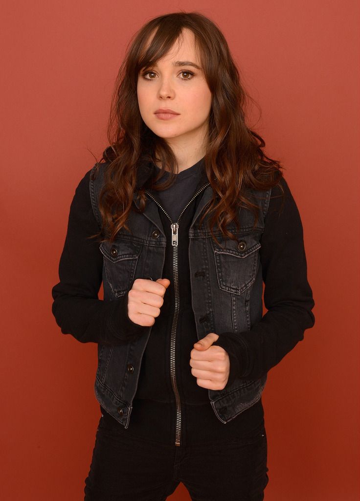PARK CITY, UT - JANUARY 20:  Actress Ellen Page poses for a portrait during the 2013 Sundance Film Festival at the Getty Images Portrait Studio at Village at the Lift on January 20, 2013 in Park City, Utah.  (Photo by Larry Busacca/Getty Images)