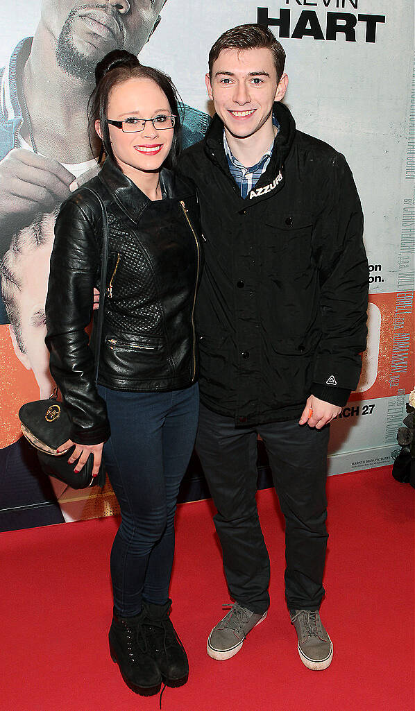 Georgia Dowd and Ronan Glynn pictured at the Irish premiere screening of Will Ferrell's new film Get hard at the Screen Cinema ,Dublin
Picture:Brian McEvoy