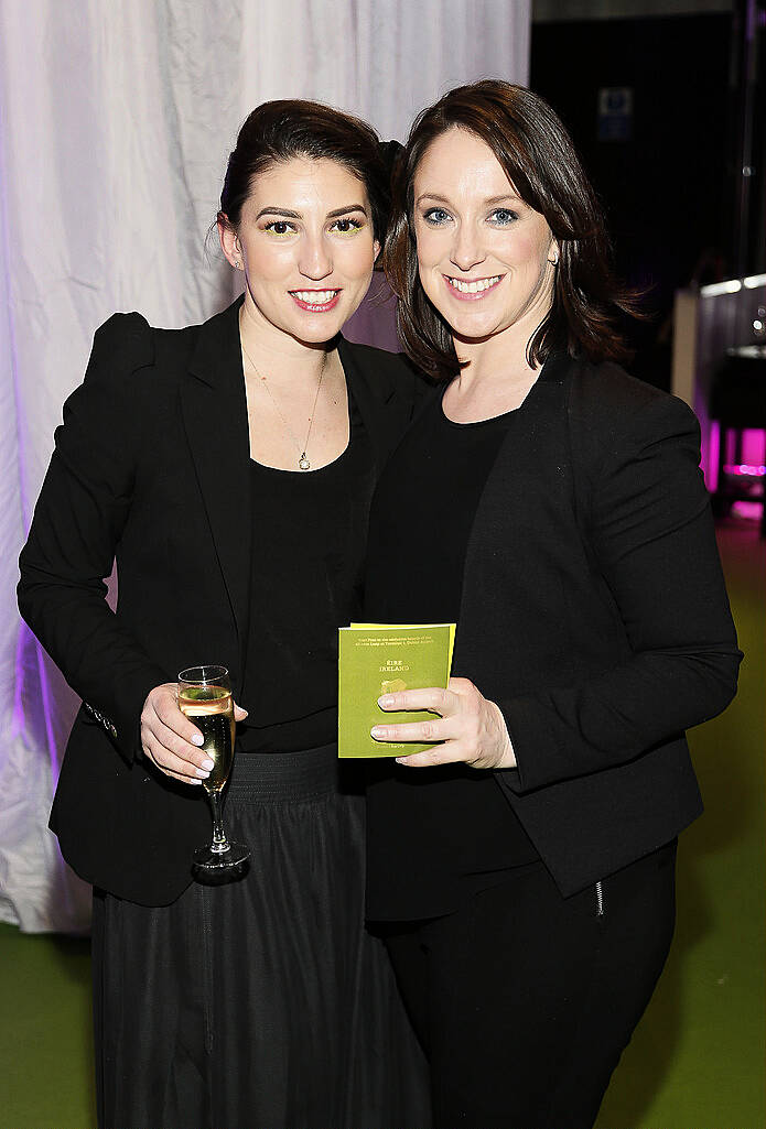 Rebecca Todd and Claire Taylor at The Loop VIP Suite to celebrate the opening of the all new Loop at Terminal 1 Dublin Airport. Following a â‚¬8m investment, the all new Loop showcases the best of Irish and international brands and offers consumers a radically improved shopping experience at Irelandâ€™s main international gateway. Photo Kieran Harnett