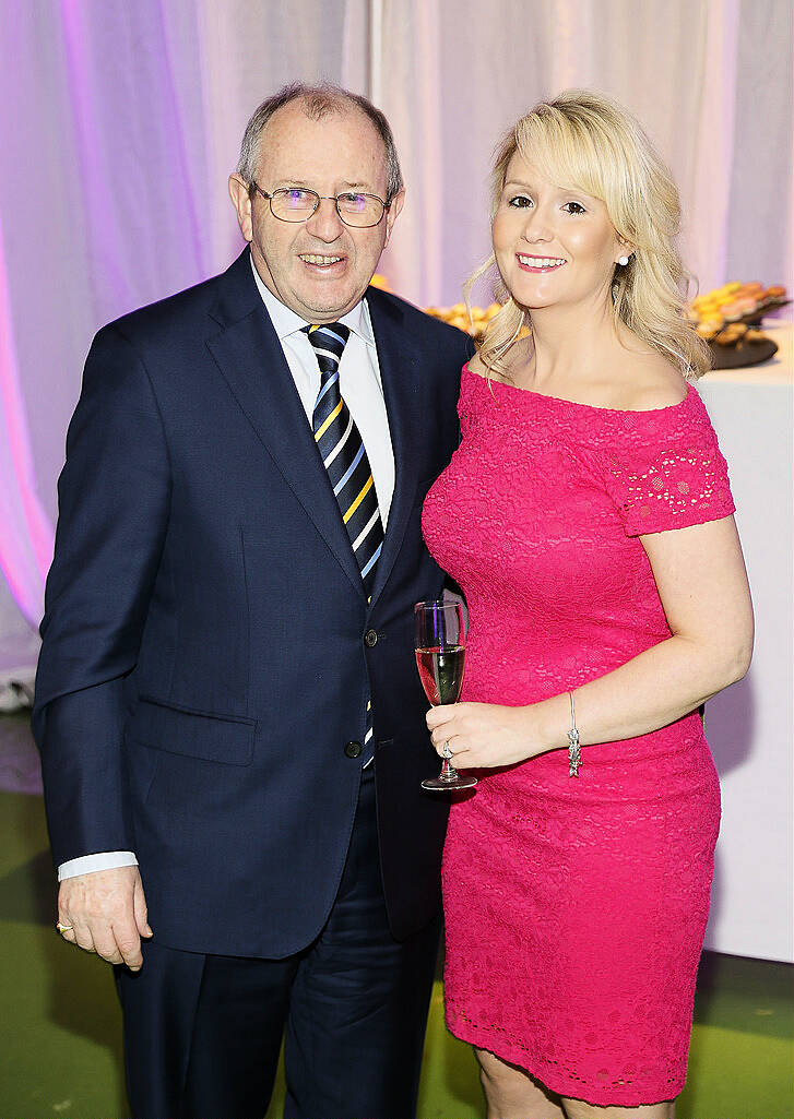 Tony Lambert and Janice McElroy at The Loop VIP Suite to celebrate the opening of the all new Loop at Terminal 1 Dublin Airport. Following a â‚¬8m investment, the all new Loop showcases the best of Irish and international brands and offers consumers a radically improved shopping experience at Irelandâ€™s main international gateway. Photo Kieran Harnett