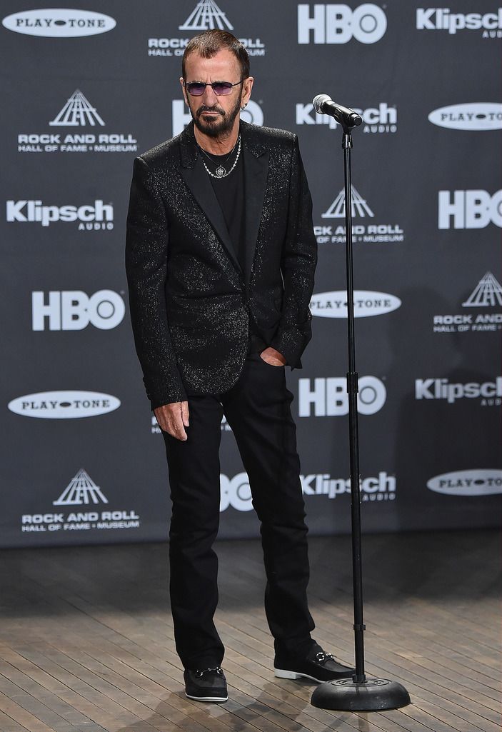 CLEVELAND, OH - APRIL 18:  Musician Ringo Starr attends the 30th Annual Rock And Roll Hall Of Fame Induction Ceremony at Public Hall on April 18, 2015 in Cleveland, Ohio.  (Photo by Mike Coppola/Getty Images)