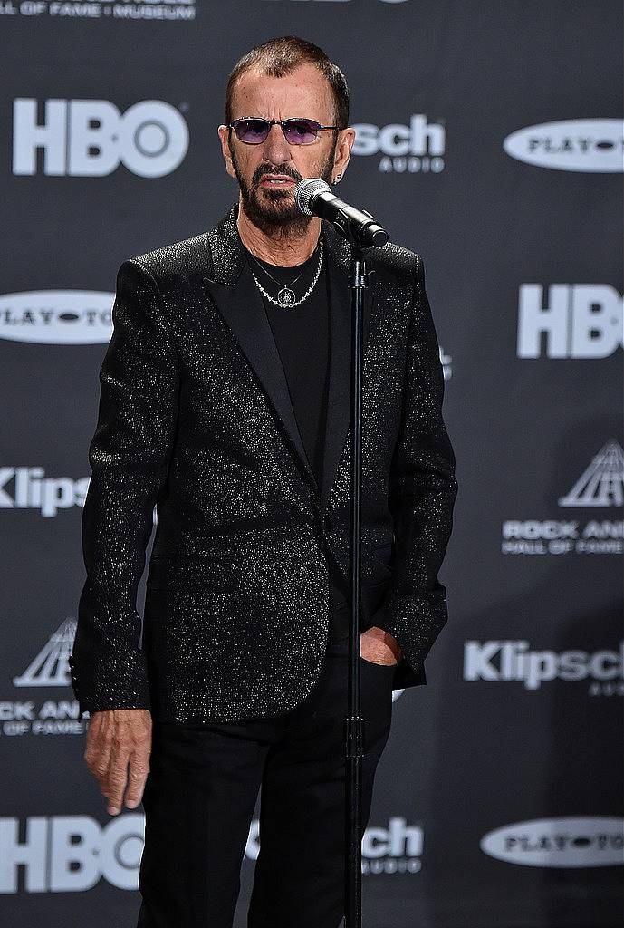 CLEVELAND, OH - APRIL 18:  Musician Ringo Starr attends the 30th Annual Rock And Roll Hall Of Fame Induction Ceremony at Public Hall on April 18, 2015 in Cleveland, Ohio.  (Photo by Mike Coppola/Getty Images)