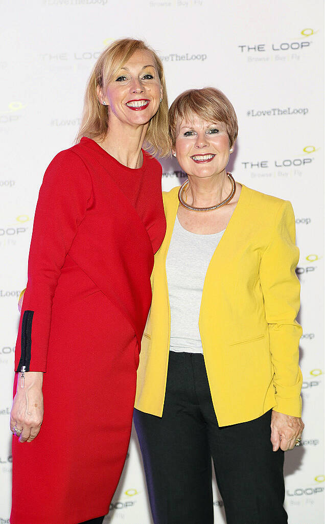 Paula Pryor and Lilibeth Horne at The Loop VIP Suite to celebrate the opening of the all new Loop at Terminal 1 Dublin Airport. Following a â‚¬8m investment, the all new Loop showcases the best of Irish and international brands and offers consumers a radically improved shopping experience at Irelandâ€™s main international gateway. Photo Kieran Harnett