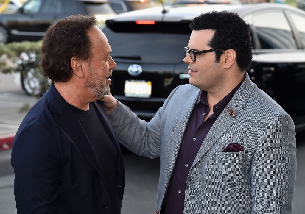 SANTA MONICA, CA - APRIL 06:  Actors Billy Crystal and Josh Gad attend the premiere of FX's "The Comedians" at The Broad Stage on April 6, 2015 in Santa Monica, California.  (Photo by Alberto E. Rodriguez/Getty Images)