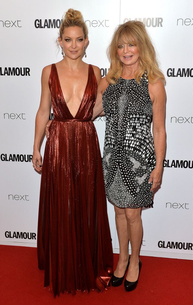 LONDON, ENGLAND - JUNE 02:  Kate Hudson and Goldie Hawn attend the Glamour Women Of The Year Awards at Berkeley Square Gardens on June 2, 2015 in London, England.  (Photo by Anthony Harvey/Getty Images)
