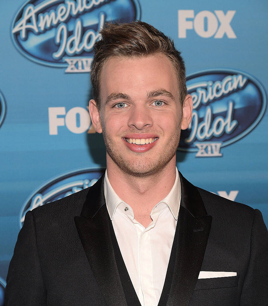 HOLLYWOOD, CA - MAY 13:  Clark Beckham attends the "American Idol" XIV Grand Finale event at the Dolby Theatre on May 13, 2015 in Hollywood, California.  (Photo by Jason Kempin/Getty Images)