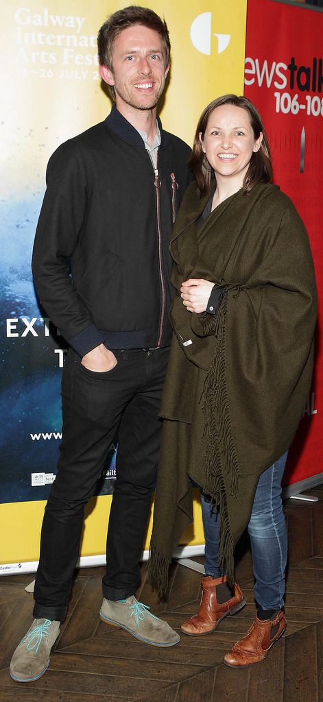 Tom Lawlor and  Kerryann Conway at The Absolut Reception for the launch of The Galway International Arts Festival at The Dean Hotel Dublin..Picture:Brian McEvoy Photography.No Repro fee for one use