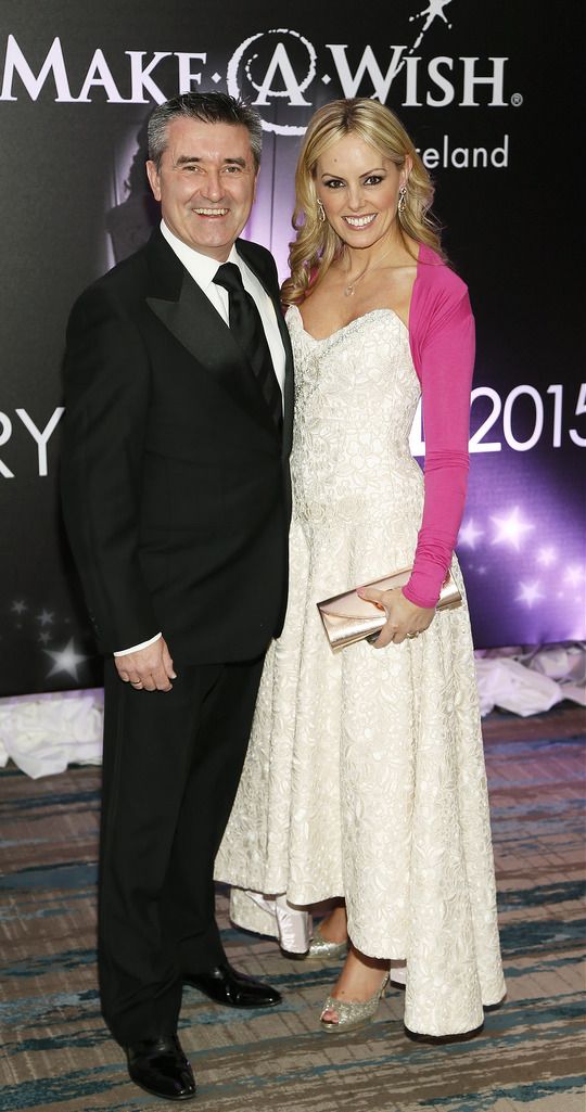 Martin King and Jenny McCarthy at the Make A Wish Crystal Ball in the Double Tree Hilton hotel Ballsbridge-photo Kieran Harnett