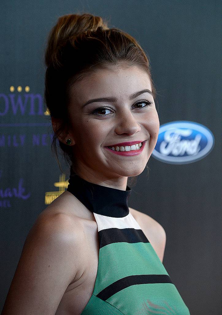 BEVERLY HILLS, CA - MAY 19:  Actress G. Hannelius arrives at the 40th Anniversary Gracies Awards at The Beverly Hilton Hotel on May 19, 2015 in Beverly Hills, California.  (Photo by Frazer Harrison/Getty Images)