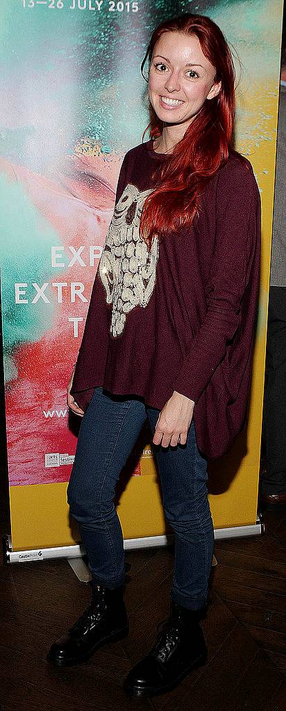 Katie Hogan at The Absolut Reception for the launch of The Galway International Arts Festival at The Dean Hotel Dublin..Picture:Brian McEvoy.No Repro fee for one use