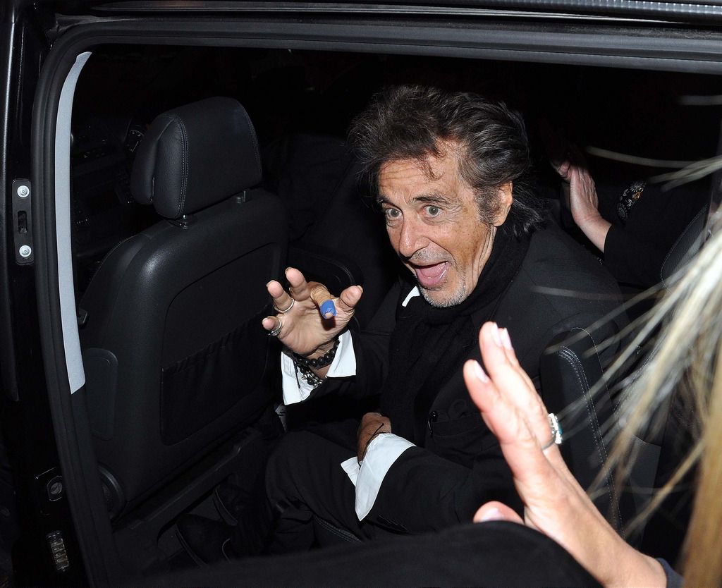 Al Pacino leaving the Bord Gais Energy Theatre after An Evening with Pacino