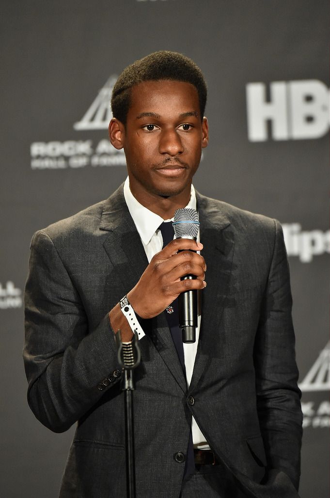 CLEVELAND, OH - APRIL 18:  Leon Bridges attends the 30th Annual Rock And Roll Hall Of Fame Induction Ceremony at Public Hall on April 18, 2015 in Cleveland, Ohio.  (Photo by Michael Loccisano/Getty Images)