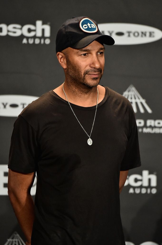 CLEVELAND, OH - APRIL 18:  Musician Tom Morello attends the 30th Annual Rock And Roll Hall Of Fame Induction Ceremony at Public Hall on April 18, 2015 in Cleveland, Ohio.  (Photo by Michael Loccisano/Getty Images)