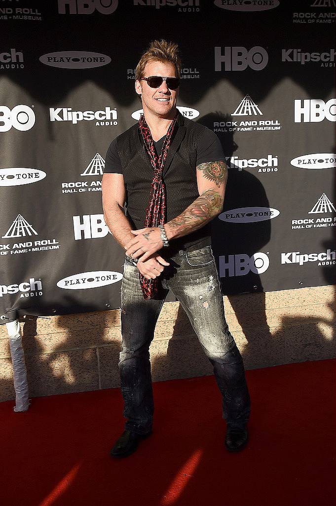 CLEVELAND, OH - APRIL 18:  Chris Jericho attends the 30th Annual Rock And Roll Hall Of Fame Induction Ceremony at Public Hall on April 18, 2015 in Cleveland, Ohio.  (Photo by Michael Loccisano/Getty Images)