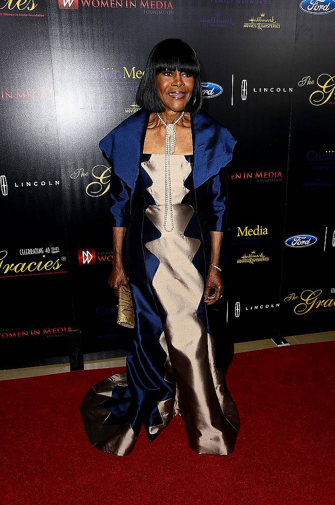 BEVERLY HILLS, CA - MAY 19:  Actress Cicely Tyson  arrives at the 40th Anniversary Gracies Awards at The Beverly Hilton Hotel on May 19, 2015 in Beverly Hills, California.  (Photo by Frazer Harrison/Getty Images)