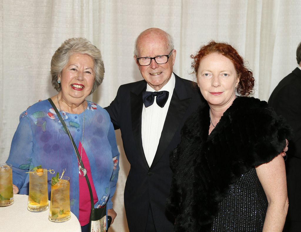 Julia and Ciaran Carty with Rosita Boland at Hennessyâ€™s 250th gala dinner, which took place in Dublin City Hall on Wednesday, 22nd April, 2015. The event was MCd by Miriam O'Callaghan with guests welcomed by Bernard Peillon, President of Hennessy and saw Maison Hennessy mark its 250th anniversary. Throughout the evening those in attendance were treated to a very special unveiling and tasting of the Hennessy 250 Collectorâ€™s blend followed by dinner and entertainment from one of Irelandâ€™s leading musicians, James Vincent McMorrow-photo Kieran Harnett