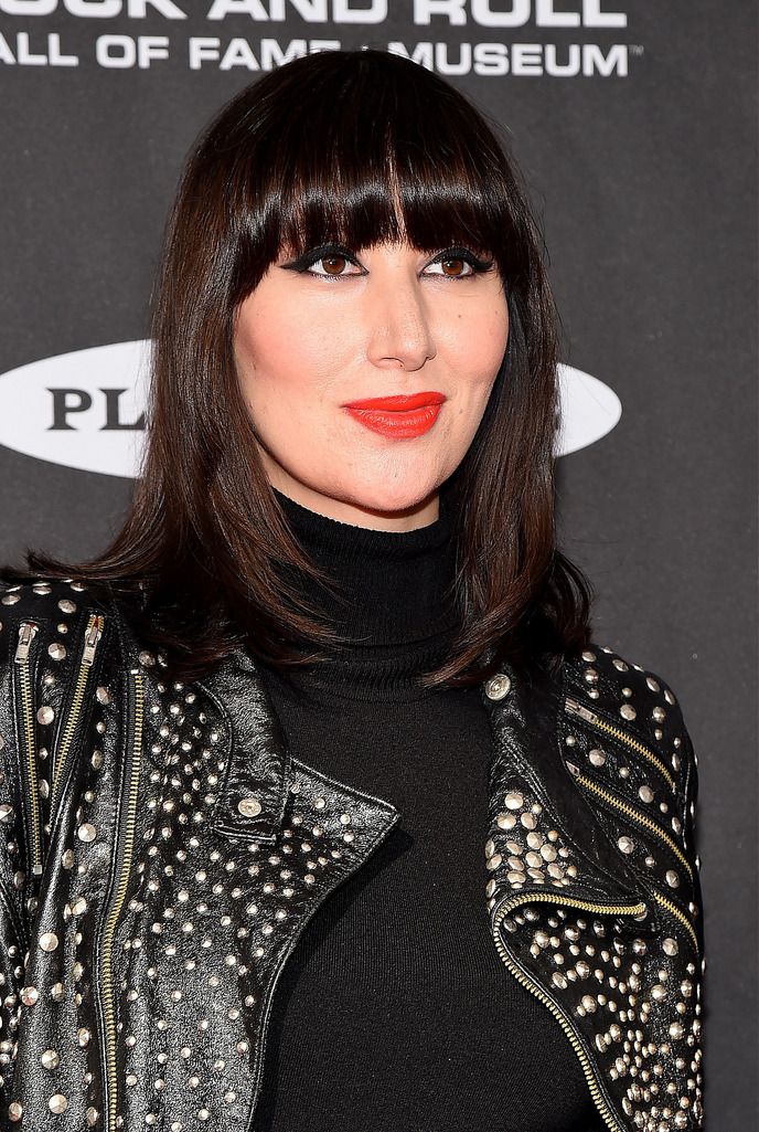 CLEVELAND, OH - APRIL 18:  Musician Karen O attends the 30th Annual Rock And Roll Hall Of Fame Induction Ceremony at Public Hall on April 18, 2015 in Cleveland, Ohio.  (Photo by Michael Loccisano/Getty Images)