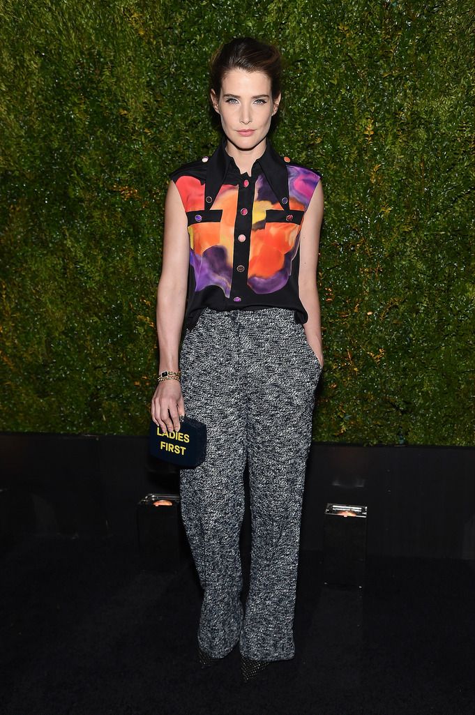 NEW YORK, NY - APRIL 20: Cobie Smulders attends the Chanel Dinner during the 2015 Tribeca Film Festival at Balthazar on April 20, 2015 in New York City.  (Photo by Jamie McCarthy/Getty Images for the 2015 Tribeca Film Festival)