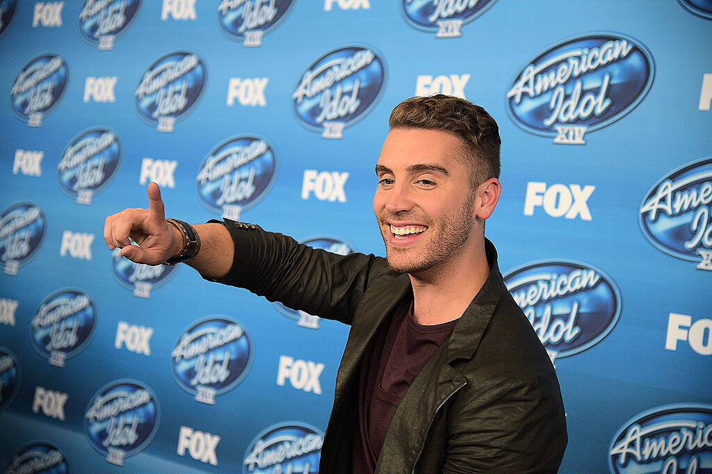 HOLLYWOOD, CA - MAY 13:  Nick Fradiani attends the "American Idol" XIV Grand Finale event at the Dolby Theatre on May 13, 2015 in Hollywood, California.  (Photo by Jason Kempin/Getty Images)